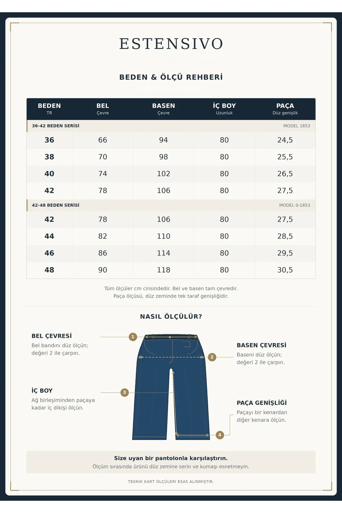 Kadın Beli Lastikli Bağcıklı Jean Pantolon - Görsel 4